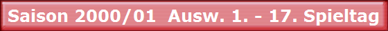 Saison 2000/01  Ausw. 1. - 17. Spieltag