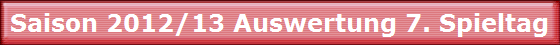 Saison 2012/13 Auswertung 7. Spieltag